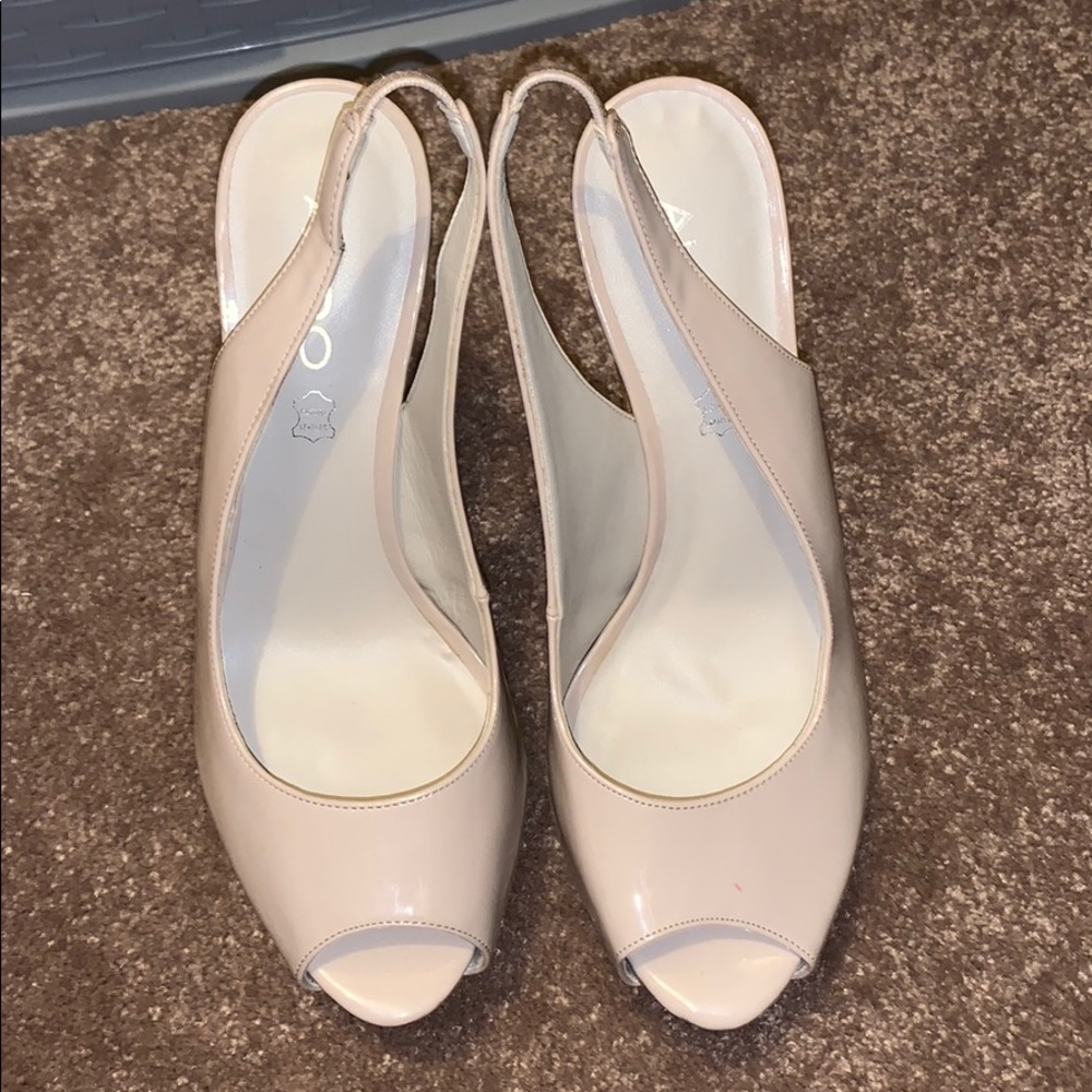 Tan Aldo heels
